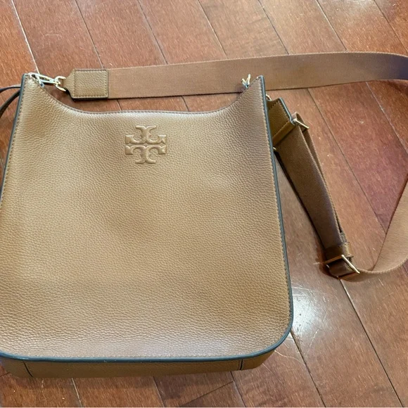 Tory Burch Brown Leather Shoulder Bag -Thea - Picture 1 of 4